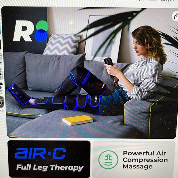 REATHLETE Air C + Heat Full Leg Massager - Picture 7 of 10